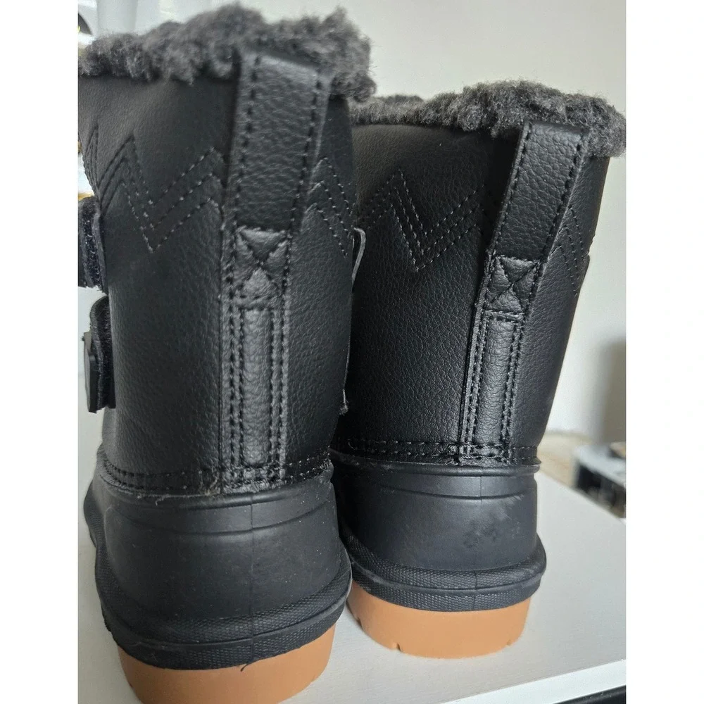 Cat & Jack Denver Toddler Black Waterproof Winter Snow Boots Size 6 -20F Rated